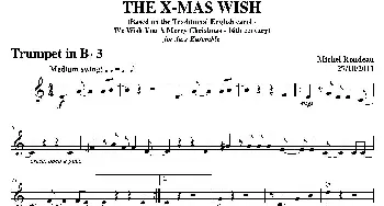 THE X-MAS WISH(第三降B小号分谱）