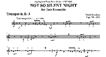 NOT SO SILENT NIGHT(第三降B小号分谱）