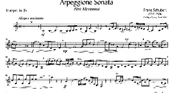 Arpeggione Sonata(小号谱)F. Schubert