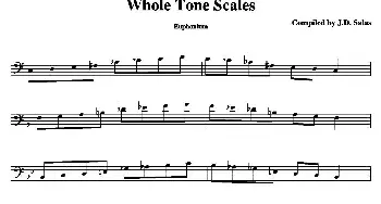 Whole-Tone Scales - Euphonium(上低音号练习教材选曲）