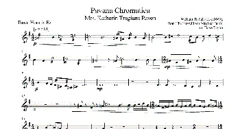 Pavana Chromatica(次中音号）