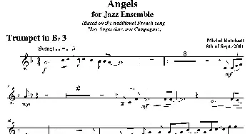 Angels for Jazz Ensemble(第三降B小号分谱）