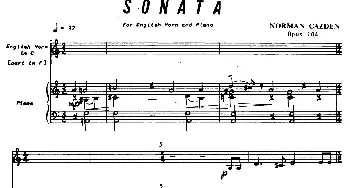 Sonata(英国管与钢琴奏鸣曲)卡茨顿