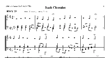 Bach Chorales(小号）