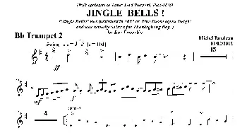 JINGLE BELLS！(第二降B小号分谱）