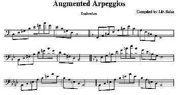 Augmented Arpeggios - Euphonium(上低音号练习教材选曲）