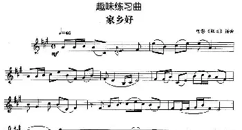 趣味练习曲 家乡好