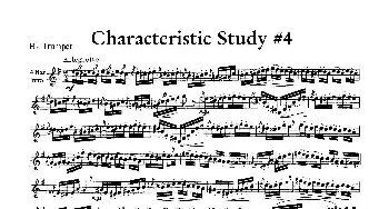 Characteristic Study #4 (小号)J. B. Arban