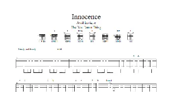 innocence(吉他谱) Avril Lavigne