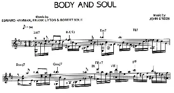 BODY AND SOUL(吉他谱)