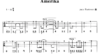 Amerika(吉他谱)