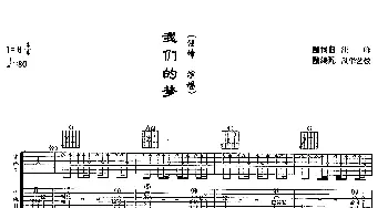 我们的梦(吉他谱) 汪峰 汪峰 汪峰