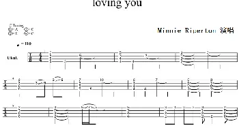 Loving You(吉他谱) Minnie Riperton