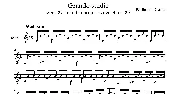 Metodo Completo Op.27-3(吉他谱) 卡鲁里(Ferdinando Carulli）