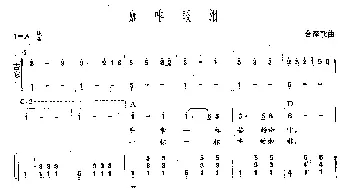 咖啡眼泪(吉他谱)