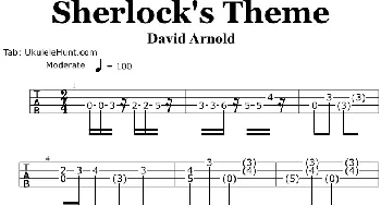 Sherlock's Theme(吉他谱) David Arnold