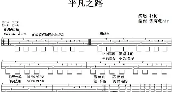 平凡之路(吉他谱) 朴树  优客张sir