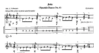 古典吉他 From the Dance(吉他谱) Enrique Granados  James Edwards(詹姆斯·爱德华兹）
