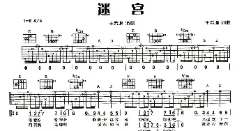 迷宫(吉他谱) 王若琳 王若琳 王若琳