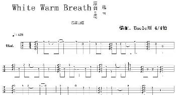 White Warm Breath(吉他谱) 名渡山辽