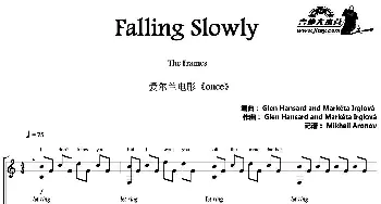 Falling Slowly(吉他谱)