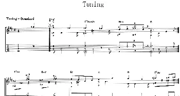 Tuning(吉他谱) 英文歌曲