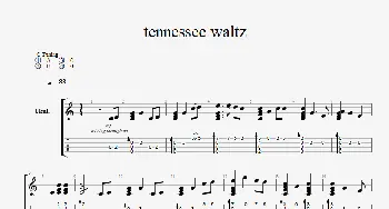 TENNESSEE WALTZ(吉他谱)