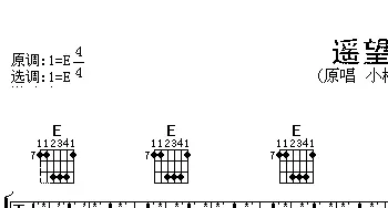 遥望(吉他谱) 小柯 小柯 小柯