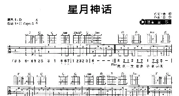 星月神话(吉他谱) 金莎 金莎 金莎