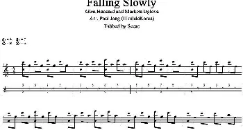 Falling Slowly(吉他谱) Marketa IrglovaGlen Hansard