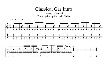 tommy emmanuel classical gas intro(吉他谱) tommy emmanuel