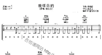 我怀念的(吉他谱) 孙燕姿 姚若龙 李偲菘