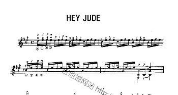 Hey Jude(吉他谱) The Beatles