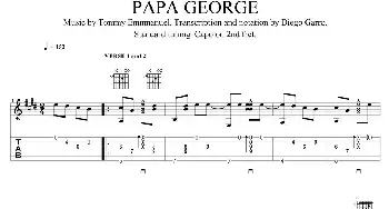 tommy emmanuel papa george(吉他谱)