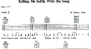 Killing Me Softly With His Song(吉他谱) Fugees