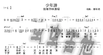 少年游(吉他谱) 优客李林 郑华娟 郑华娟