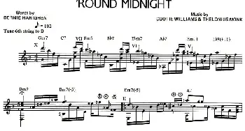 'ROUND MIDNIGHT(吉他谱)