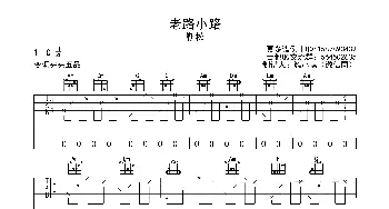 老路小路(吉他谱) 靳松  巍小琪制谱