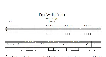 Im with you(吉他谱) Avril Lavigne