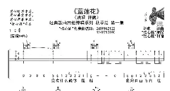 蓝莲花(吉他谱) 许巍 许巍 许巍