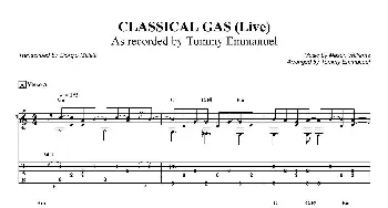 tommy emmanuel classical gas(吉他谱) tommy emmanuel