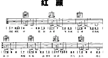 红颜(吉他谱)