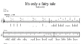 It´s only a fairy tale(吉他谱)