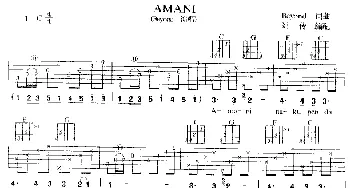 Amani(吉他谱) Beyond