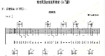 四季歌(吉他谱) 刘厚涛