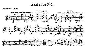 Andante.no1(吉他谱)