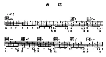 海鸥(吉他谱)