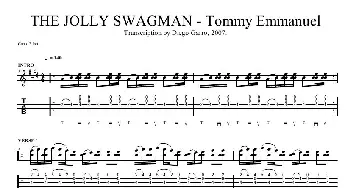 tommy emmanuel the jolly swagman(吉他谱)