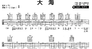 大海(吉他谱) 张雨生