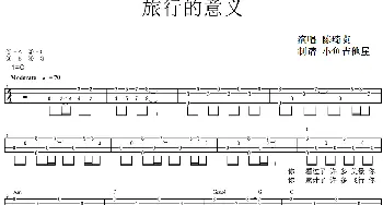 旅行的意义(吉他谱) 陈绮贞  小鱼吉他屋制谱